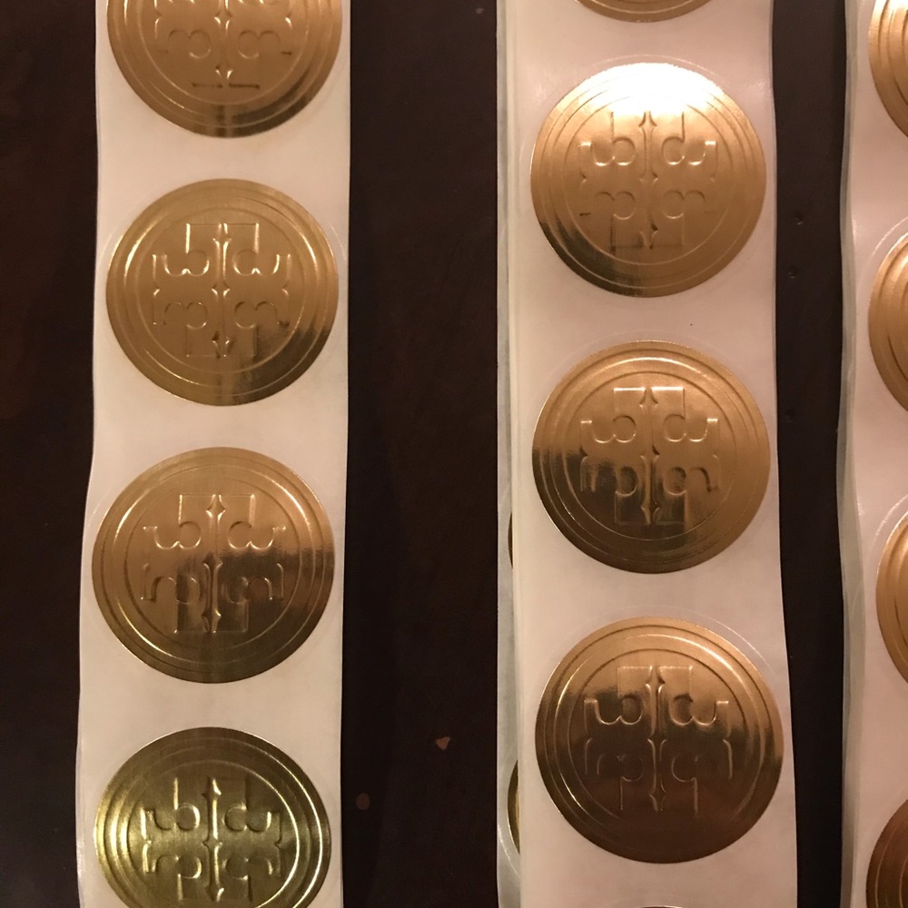 50 TORY BURCH STICKERS - Picture 2 of 2